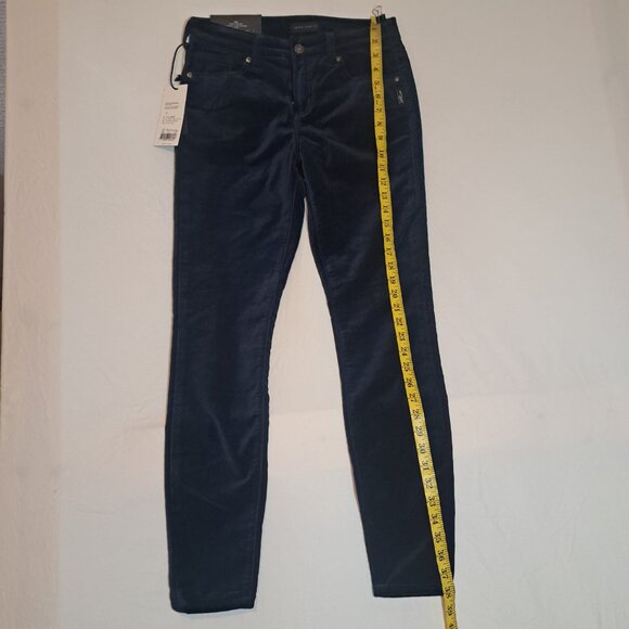 New Silver Aiko Skinny Mid Rise‎ Velvet The Perfect Jean Pants Womens Size 27x29 - Picture 12 of 13